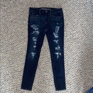 American Eagle ripped jeans